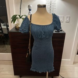 Denim dress Large stretch